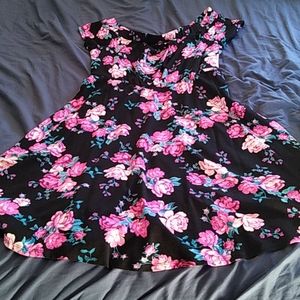 Torrid brand floral print dress